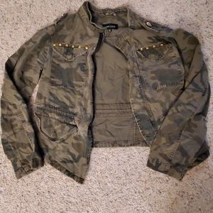 camo denim jacket new look